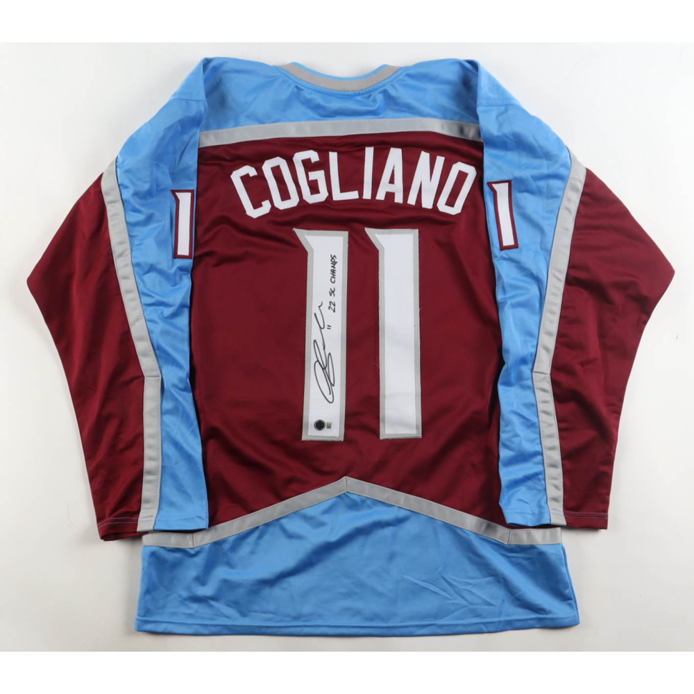 Andrew Cogliano Signed Jersey Inscribed "22 SC Champs" (Beckett) at PristineAuction.com