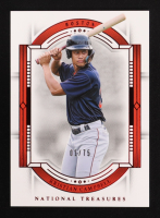 Kristian Campbell 2024 Panini National Treasures #84 RC #01/75 at PristineAuction.com