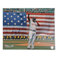 David Ortiz Signed Red Sox 16x20 Photo Inscribed "HOF 22" (Beckett & Ortiz) at PristineAuction.com