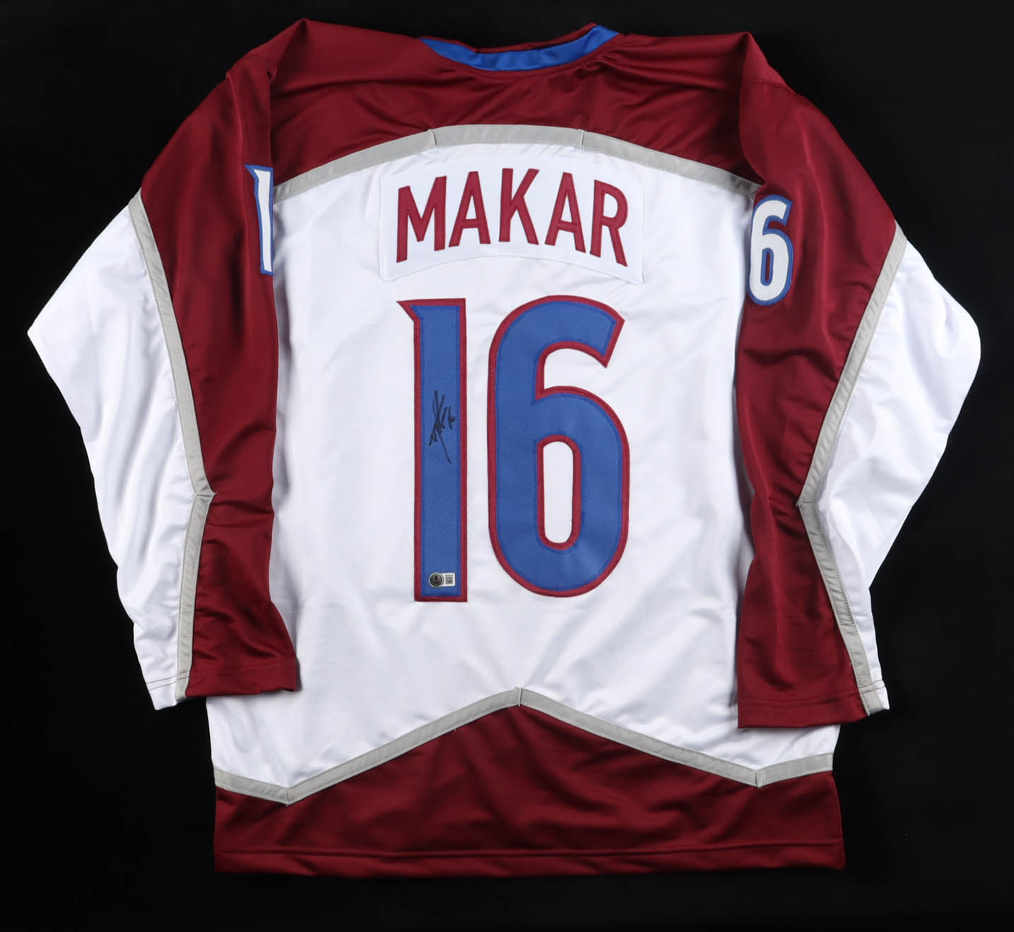 Taylor Makar Signed Jersey (Beckett) at PristineAuction.com Taylor Makar Signed Jersey (Beckett) at PristineAuction.com