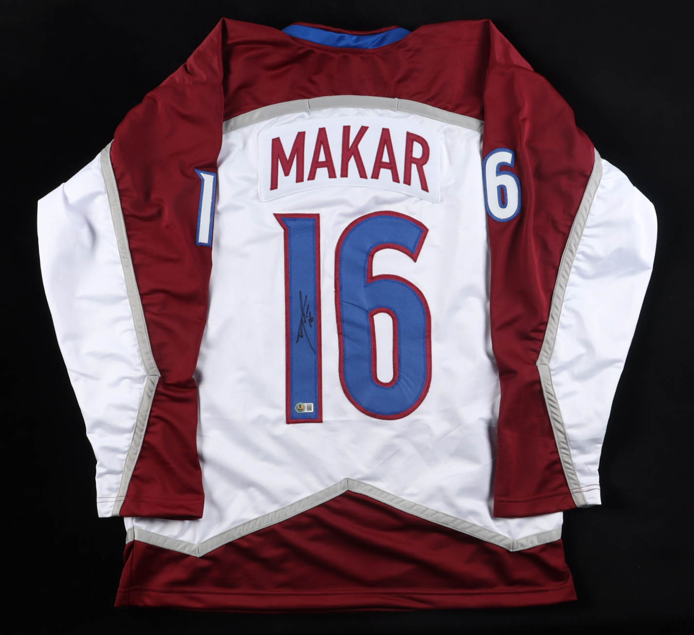 Taylor Makar Signed Jersey (Beckett) at PristineAuction.com Taylor Makar Signed Jersey (Beckett) at PristineAuction.com