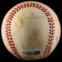 Yogi Berra, Nolan Ryan & Mike Schmidt Signed ONL Baseball (JSA) at PristineAuction.com