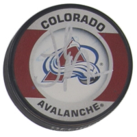 Josh Manson Signed Avalanche 2022 Stanley Cup Champions Logo Hockey Puck (JSA) at PristineAuction.com
