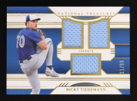 Ricky Tiedemann 2024 Panini National Treasures Game Gear Swatches Trio #31 RC #11/99 at PristineAuction.com