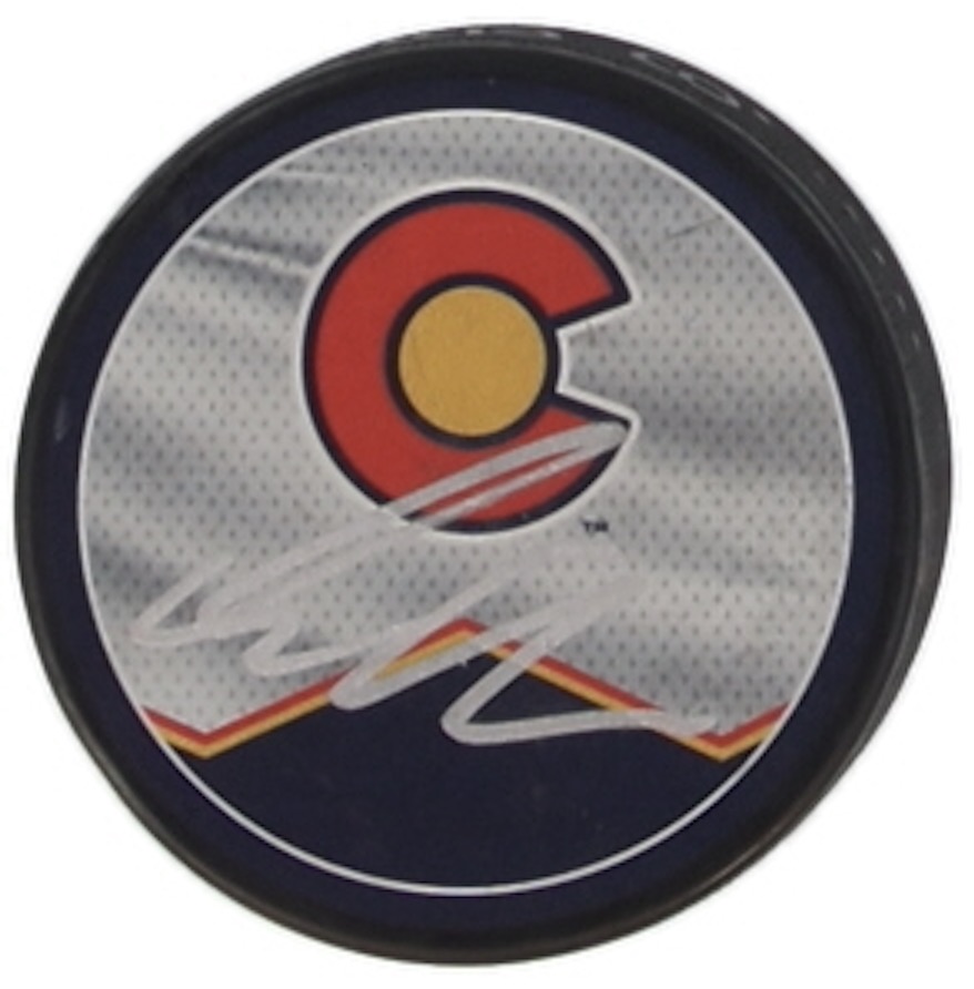 Artturi Lehkonen Signed Avalanche Logo Hockey Puck (JSA) at PristineAuction.com Artturi Lehkonen Signed Avalanche Logo Hockey Puck (JSA) at PristineAuction.com