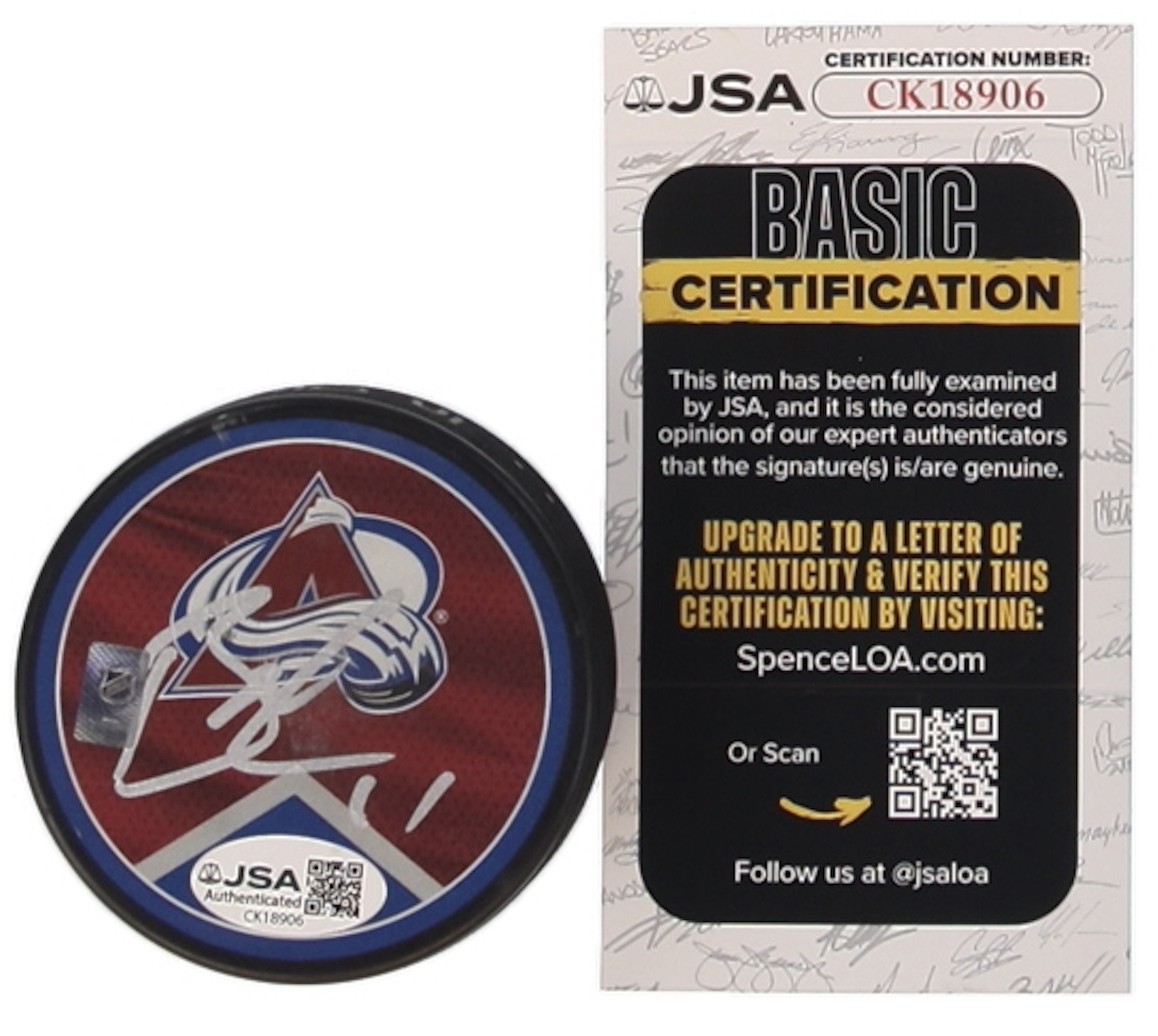 Artturi Lehkonen Signed Avalanche Logo Hockey Puck (JSA) at PristineAuction.com Artturi Lehkonen Signed Avalanche Logo Hockey Puck (JSA) at PristineAuction.com