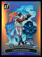 Calvin Johnson 2025 Donruss Downtown! Oversized #4 at PristineAuction.com
