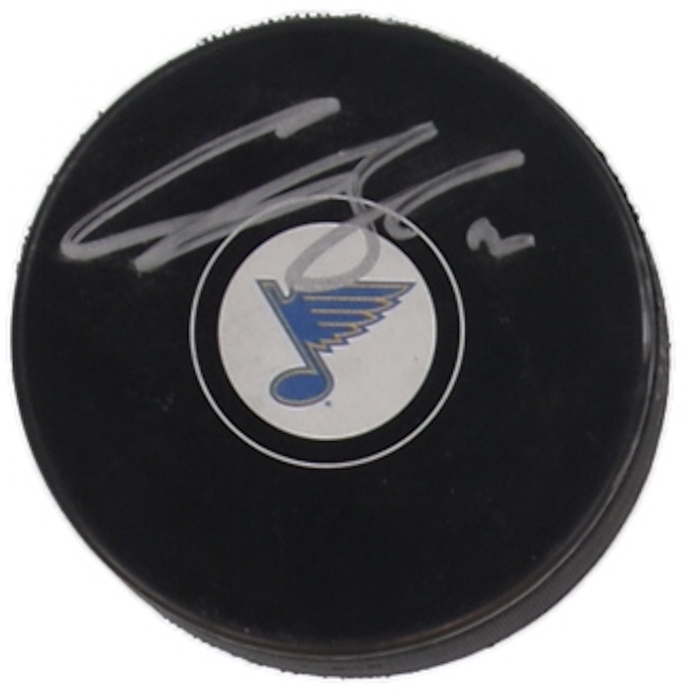Colton Parayko Signed Blues Logo Hockey Puck (JSA) at PristineAuction.com Colton Parayko Signed Blues Logo Hockey Puck (JSA) at PristineAuction.com