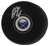 Alex Tuch Signed Sabres Logo Hockey Puck (JSA) at PristineAuction.com
