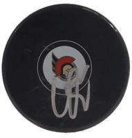 Claude Giroux Signed Senators Logo Hockey Puck (JSA) at PristineAuction.com