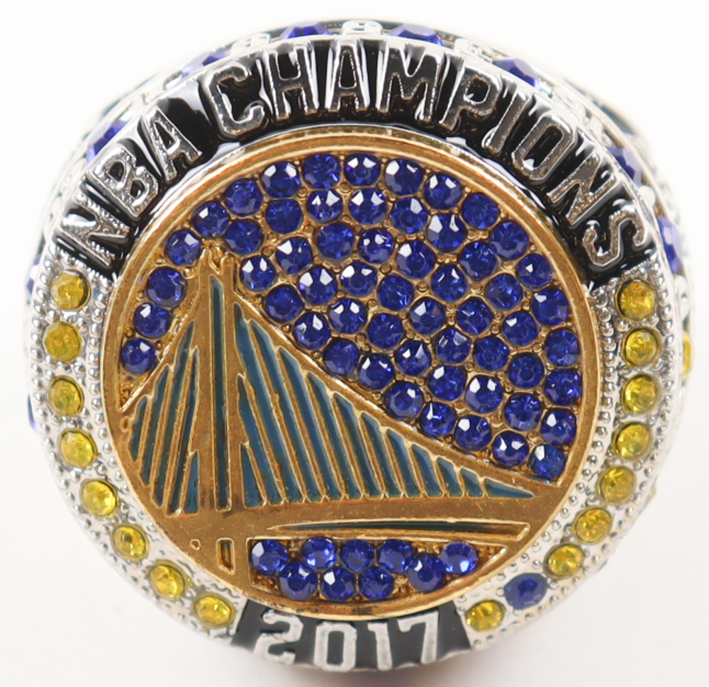2017 Golden State Warriors NBA Finals Ring SGA Only with Original Packaging at PristineAuction.com 2017 Golden State Warriors NBA Finals Ring SGA Only with Original Packaging at PristineAuction.com