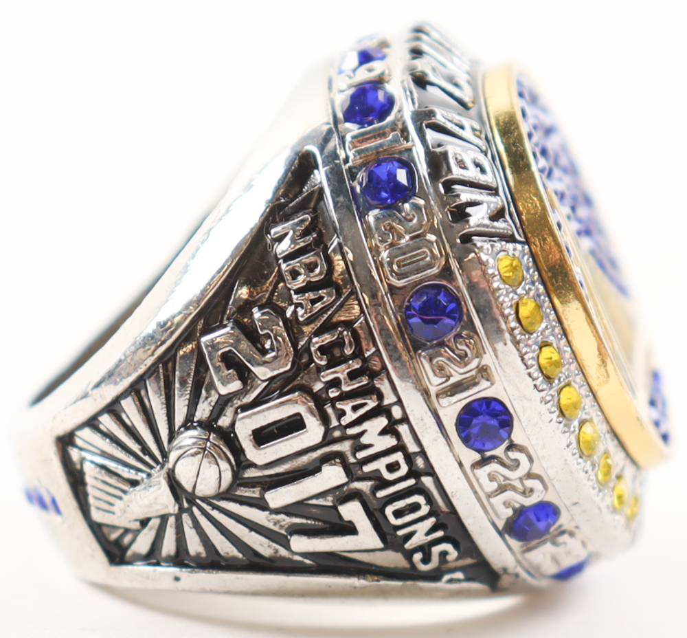 2017 Golden State Warriors NBA Finals Ring SGA Only with Original Packaging at PristineAuction.com 2017 Golden State Warriors NBA Finals Ring SGA Only with Original Packaging at PristineAuction.com