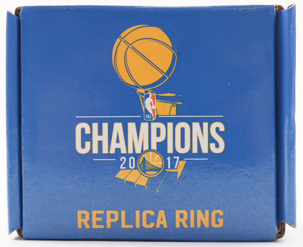 2017 Golden State Warriors NBA Finals Ring SGA Only with Original Packaging at PristineAuction.com 2017 Golden State Warriors NBA Finals Ring SGA Only with Original Packaging at PristineAuction.com