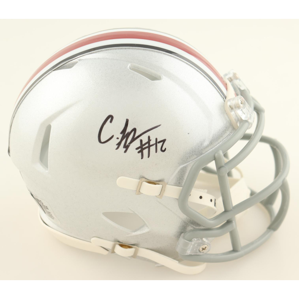 CJ Donaldson Signed Ohio State Buckeyes Speed Mini Helmet (Authentic Ink) at PristineAuction.com