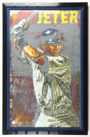 Derek Jeter Signed LE "Posed Shot" Custom Framed Giclee On Canvas Display (JSA) at PristineAuction.com