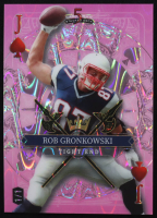 Rob Gronkowski 2024 Wild Card 5 Card Draw Stacked Deck Jack of Spade Pink Crystal Holographic Foil #SDPSRGN  #1/1 at PristineAuction.com