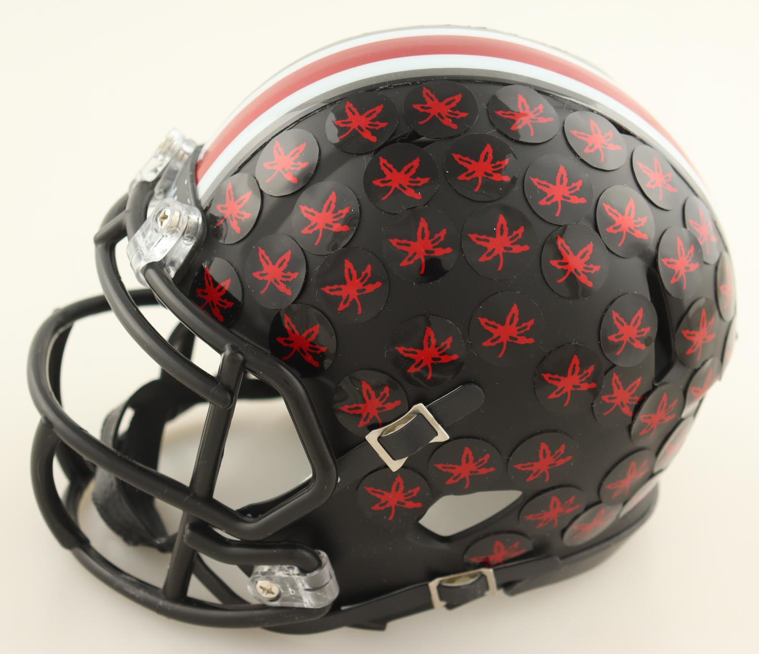 Will Howard Signed Ohio State Buckeyes Matte Black Speed Mini Helmet Inscribed "'24 CFP Champs!" (Authentic Ink) at PristineAuction.com Will Howard Signed Ohio State Buckeyes Matte Black Speed Mini Helmet Inscribed "'24 CFP Champs!" (Authentic Ink) at PristineAuction.com