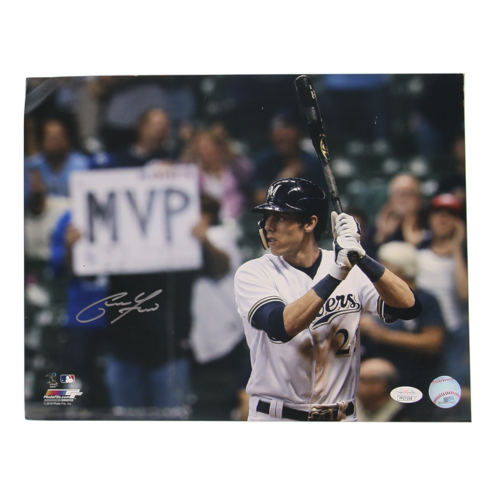 Christian Yelich Signed Brewers 11x14 Photo (JSA) at PristineAuction.com