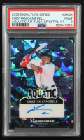 Kristian Campbell 2025 Leaf Aquatic Autographs Tuna Crystal #AKC1 #1/1 RC (PSA 9) at PristineAuction.com