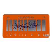 Christopher Lloyd Signed "Back To The Future" License Plate (Beckett) at PristineAuction.com