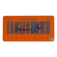 Christopher Lloyd Signed "Back To The Future" License Plate (Beckett) at PristineAuction.com