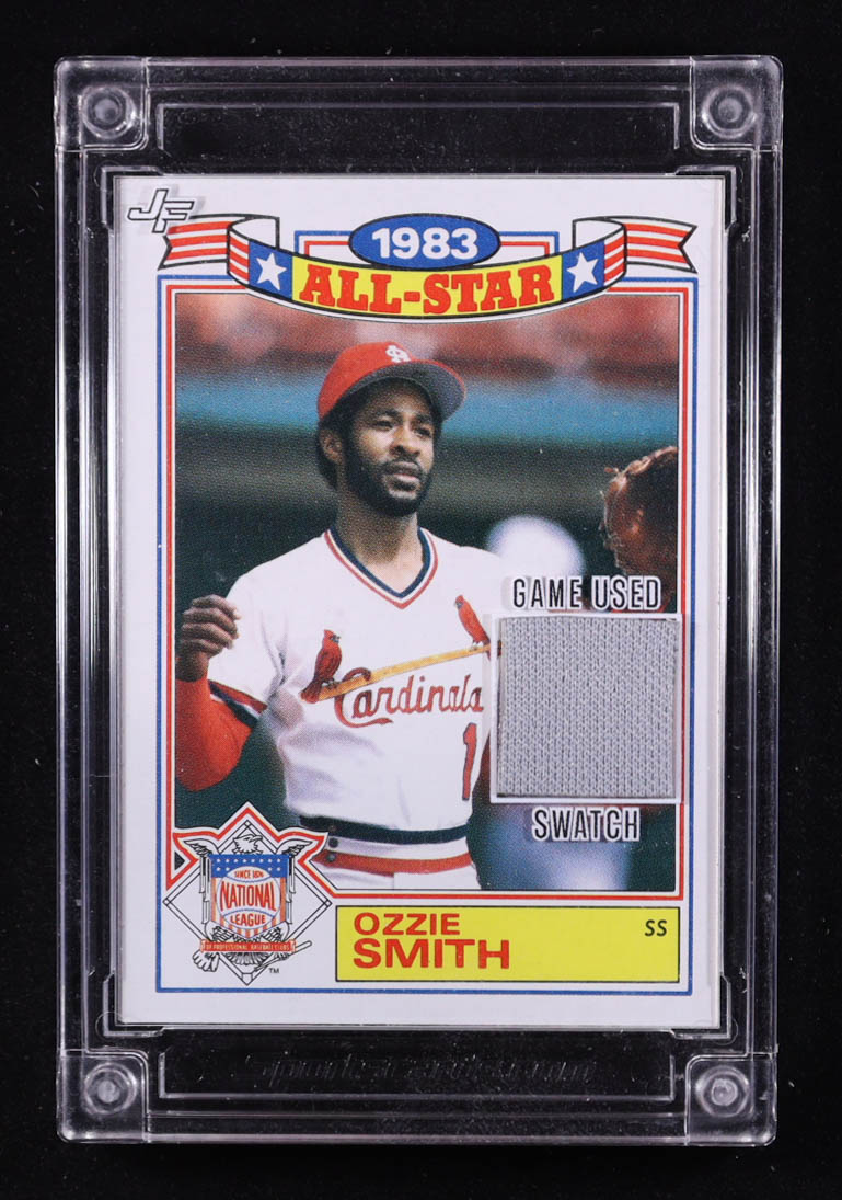 Ozzie Smith 2022 Jersey Fusion Game Used Swatch #OS94 at PristineAuction.com Ozzie Smith 2022 Jersey Fusion Game Used Swatch #OS94 at PristineAuction.com