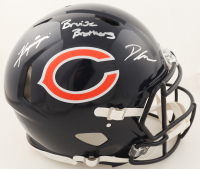 Kyle Monangai & D'Andre Swift Signed Bears Full-Size Authentic On-Field Speed Helmet Inscribed "Bruise Brothers" (JSA) at PristineAuction.com