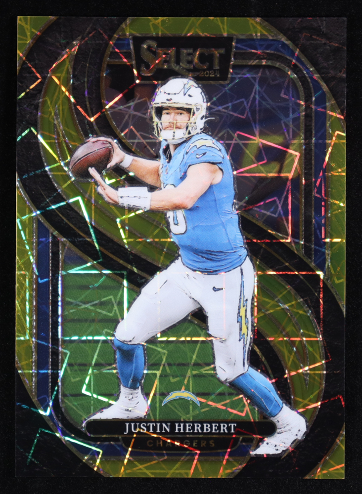 Justin Herbert 2024 Select Prizm Gold #131 #08/10