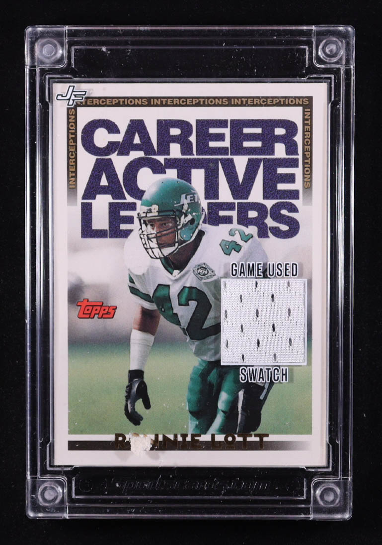 Ronnie Lott 2022 Jersey Fusion Game Used Swatch #RL1193 at PristineAuction.com Ronnie Lott 2022 Jersey Fusion Game Used Swatch #RL1193 at PristineAuction.com
