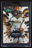 Hideki Matsui 2024 Wild Card Splat Background 2 Orange Lava #SBORA02-HM #2/7 at PristineAuction.com