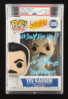 Larry Thomas Signed "Seinfeld" #1086 Yev Kassem Funko Pop! Vinyl Figure Inscribed "'Soup Nazi'" & "No Soup For You!" (PSA) at PristineAuction.com