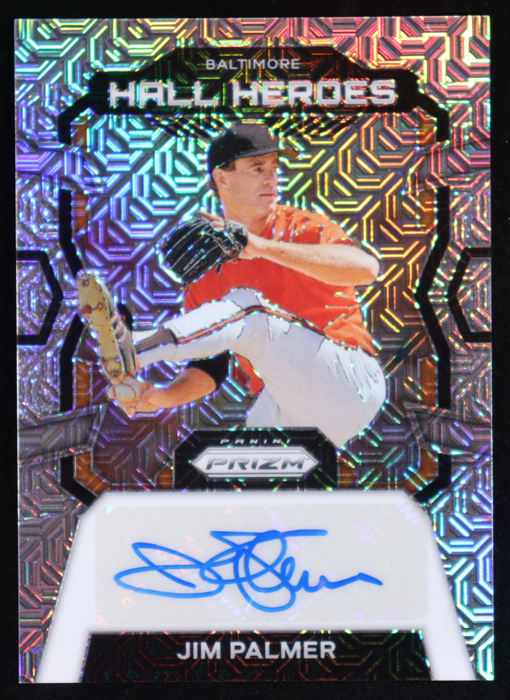 Jim Palmer 2024 Panini Prizm Hall Heroes Autographs Prizms Mojo #10 #09/25 at PristineAuction.com Jim Palmer 2024 Panini Prizm Hall Heroes Autographs Prizms Mojo #10 #09/25 at PristineAuction.com