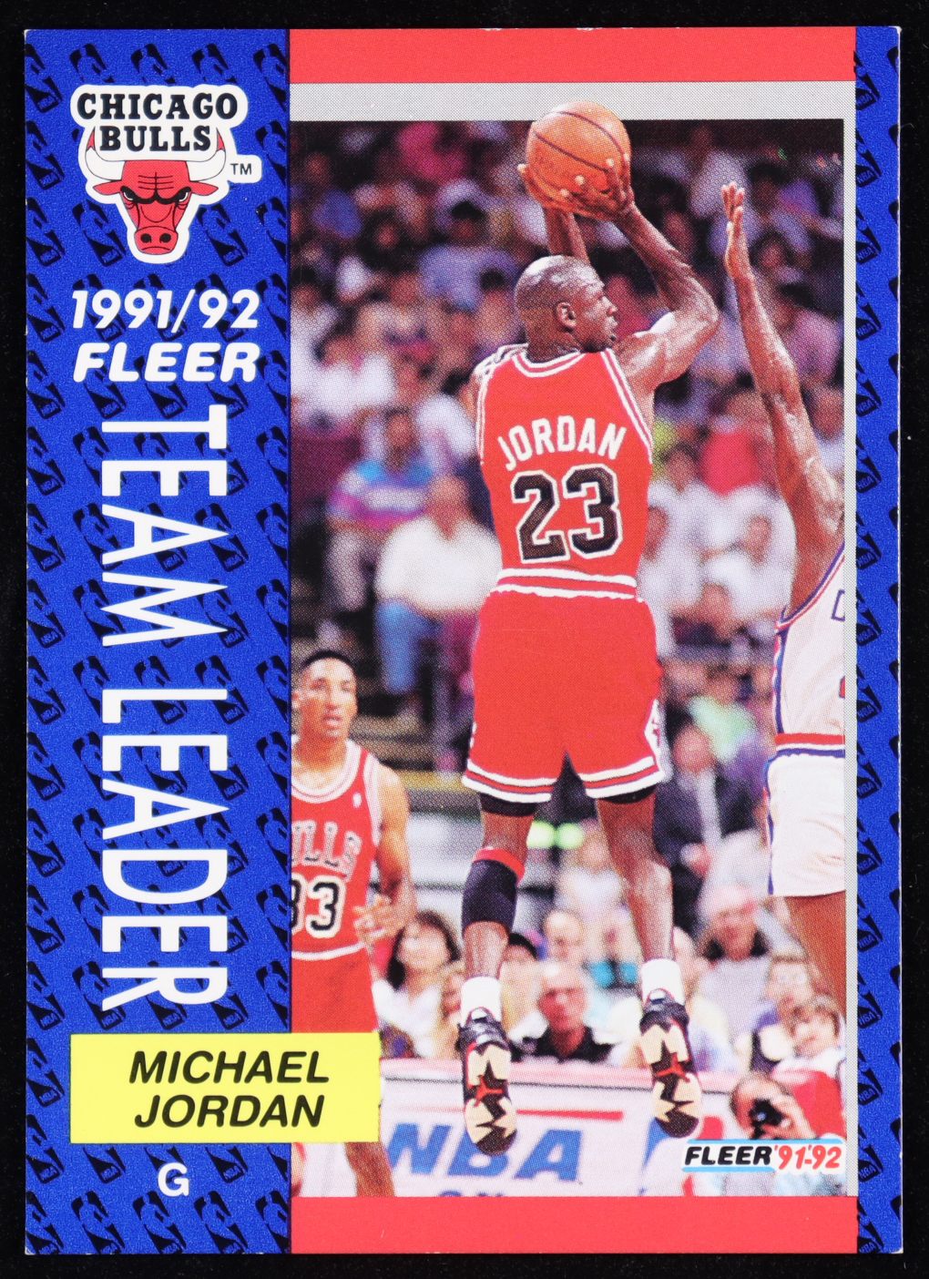 Michael Jordan 1991-92 Fleer #375 TL at PristineAuction.com Michael Jordan 1991-92 Fleer #375 TL at PristineAuction.com