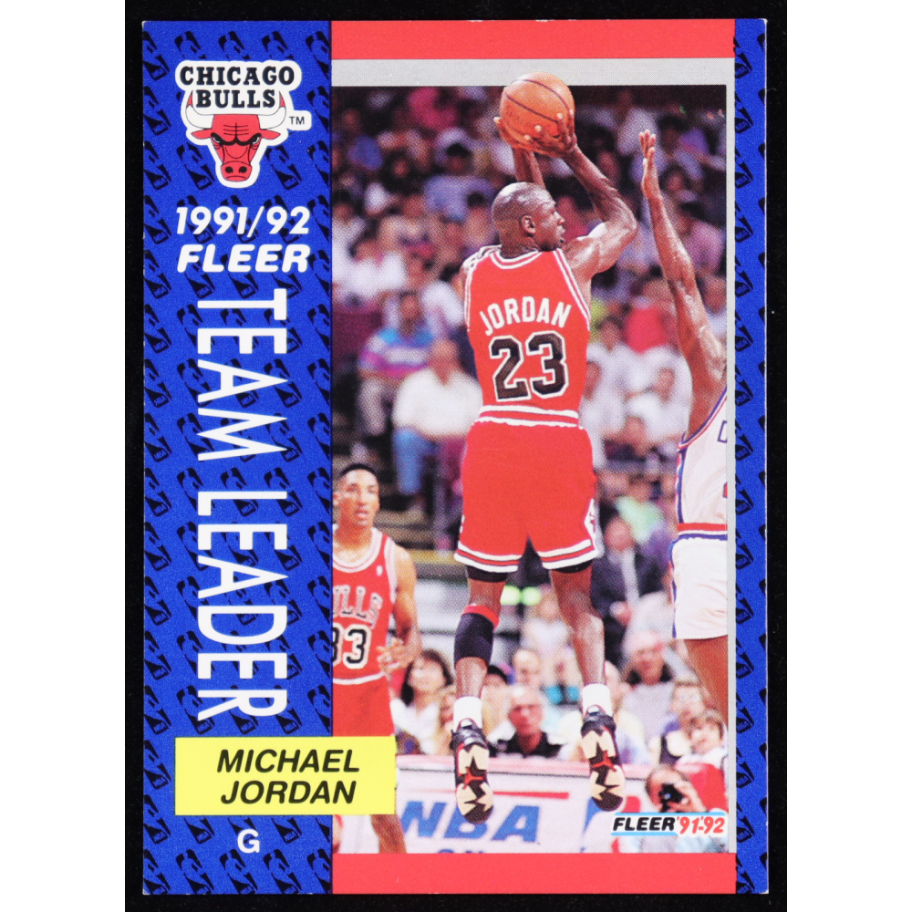 Michael Jordan 1991-92 Fleer #375 TL at PristineAuction.com
