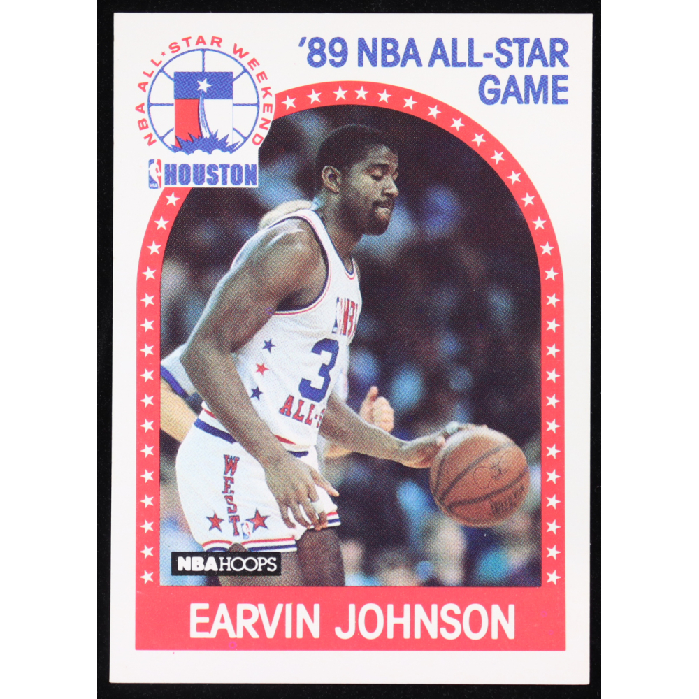 Magic Johnson 1989-90 Hoops #166 AS at PristineAuction.com