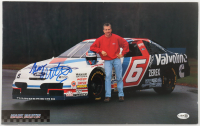 Mark Martin Signed NASCAR Custom Matted Photo (JSA) at PristineAuction.com