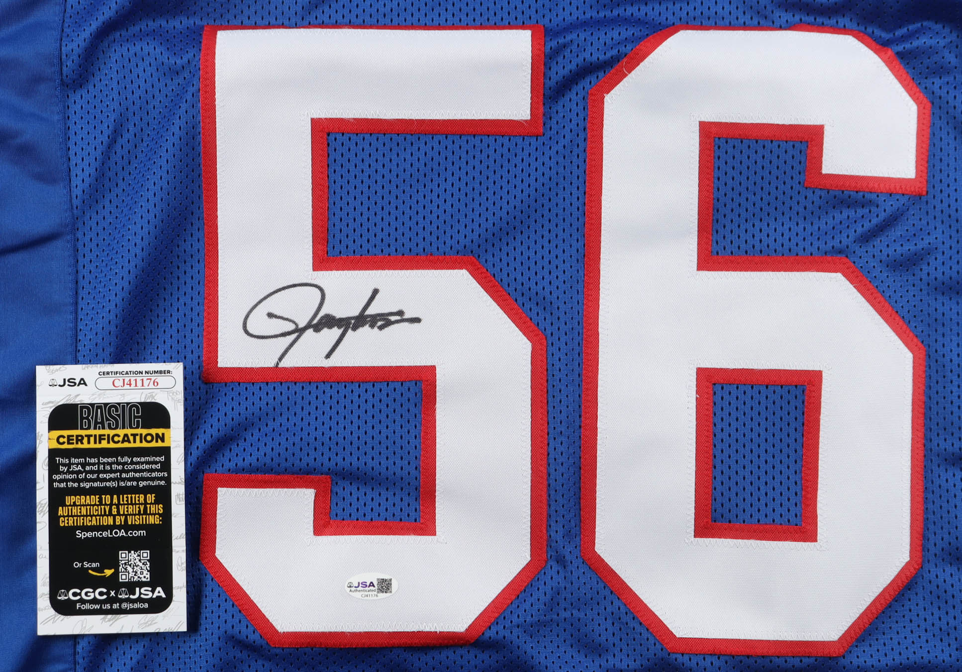 Lawrence Taylor Signed Jersey (JSA) at PristineAuction.com Lawrence Taylor Signed Jersey (JSA) at PristineAuction.com
