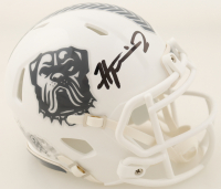 Harold Fannin Signed Browns Salute To Service Alternate Speed Mini Helmet (JSA) at PristineAuction.com