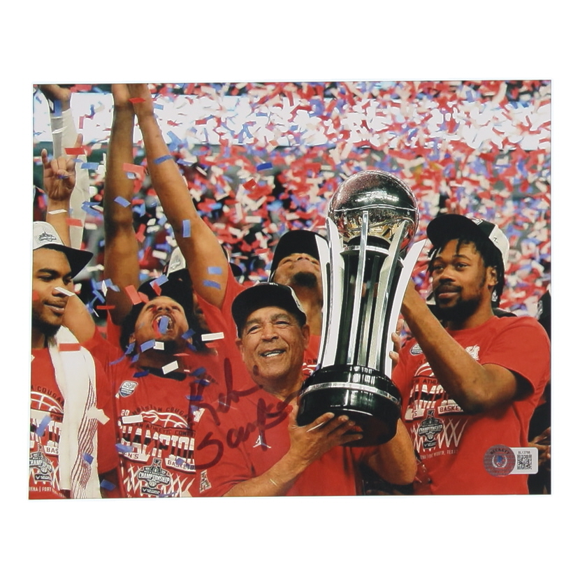 Kelvin Sampson Signed Houston Cougars 8x10 Photo (Beckett) at PristineAuction.com Kelvin Sampson Signed Houston Cougars 8x10 Photo (Beckett) at PristineAuction.com