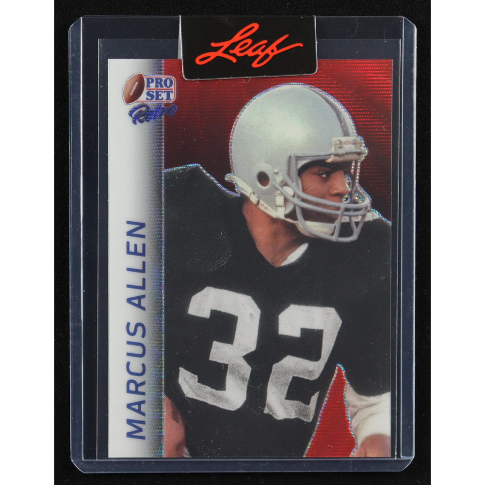 Marcus Allen 2024 Pro Set Retro Pre-Production Proof Wave Red #NNO #1/1 at PristineAuction.com