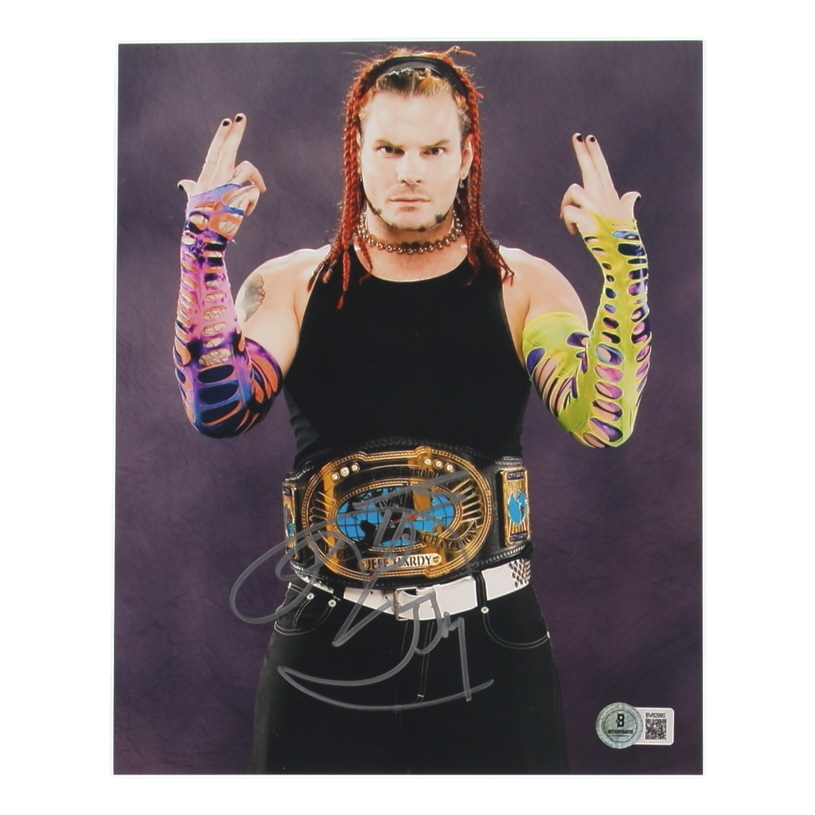 Jeff Hardy Signed WWE 8x10 Photo (Beckett) at PristineAuction.com Jeff Hardy Signed WWE 8x10 Photo (Beckett) at PristineAuction.com