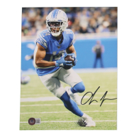 Amon-Ra St. Brown Signed Lions 8x10 Photo (Beckett) at PristineAuction.com