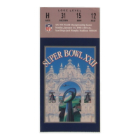 1988 Super Bowl XXII Original Game Ticket at PristineAuction.com