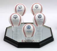 Derek Jeter, Mariano Rivera, Andy Pettitte | Yankees Retirement Numbers Baseballs Signed By (5) (Steiner & MLB) at PristineAuction.com