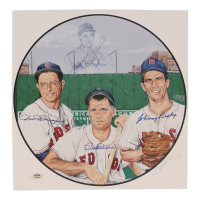 Dom DiMaggio, Bobby Doerr & Johnny Pesky Signed LE Red Sox Art Print #87/100 (PSA) at PristineAuction.com