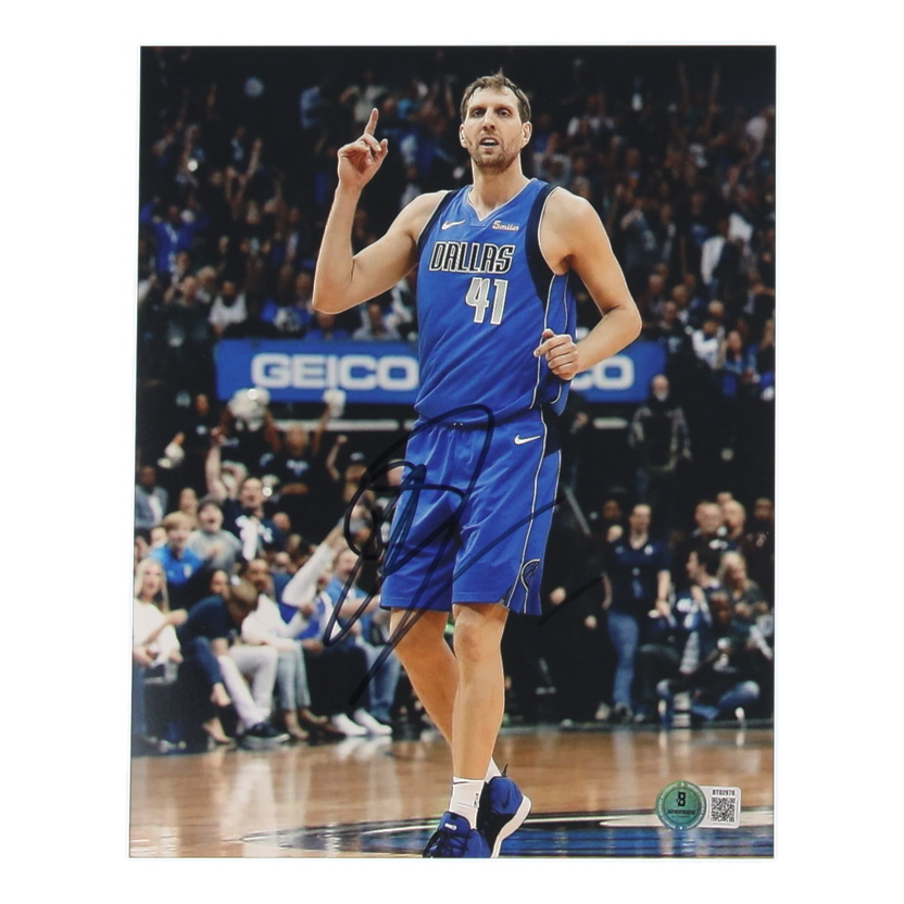 Dirk Nowitzki Signed Mavericks 8x10 Photo (Beckett) at PristineAuction.com Dirk Nowitzki Signed Mavericks 8x10 Photo (Beckett) at PristineAuction.com