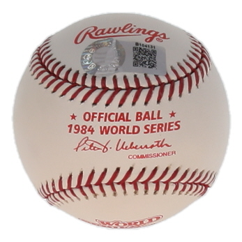 Alan Trammell Signed 1984 World Series Baseball (Schwartz) at PristineAuction.com Alan Trammell Signed 1984 World Series Baseball (Schwartz) at PristineAuction.com