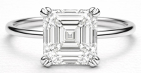 4.07 Carats Lab Grown Diamond Ring G, VS1 | $6,300 Estimated Retail Value (UGL & IGI Certs) | Asscher Cut| Brand New at PristineAuction.com