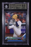 Roki Sasaki 2023 Topps Now World Baseball Classic Champions Blue #WBCJPN9 #11/49 RC (BGS 9.5) at PristineAuction.com