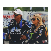 John Force & Brittany Force Signed 8x10 Photo Inscribed "16x" (Beckett) at PristineAuction.com